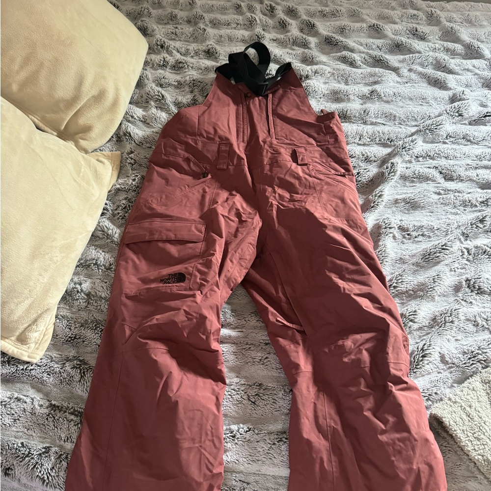 North face snow bib pants